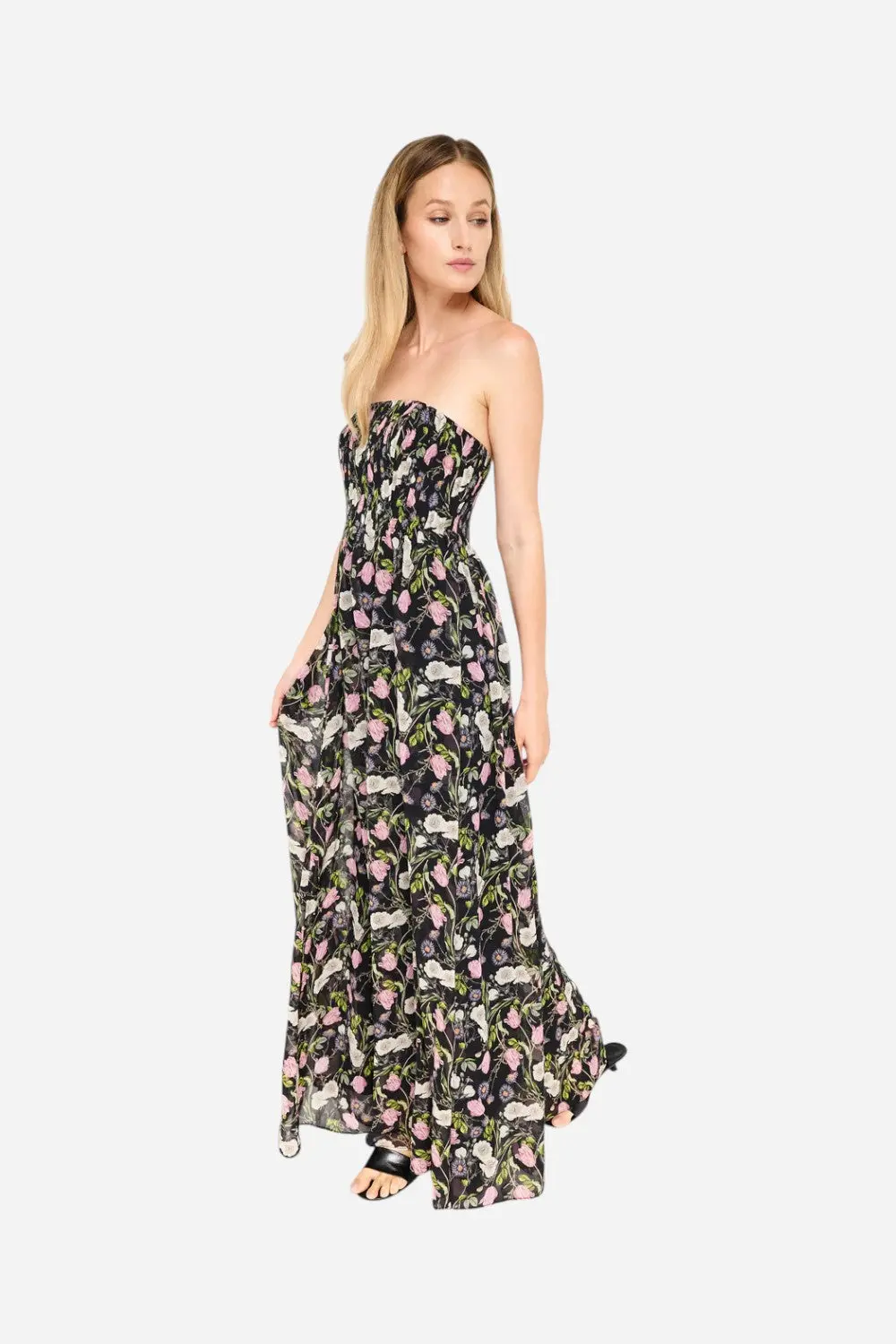 Cami Nyc Minoa Strapless Gown Midnight Gardens 1