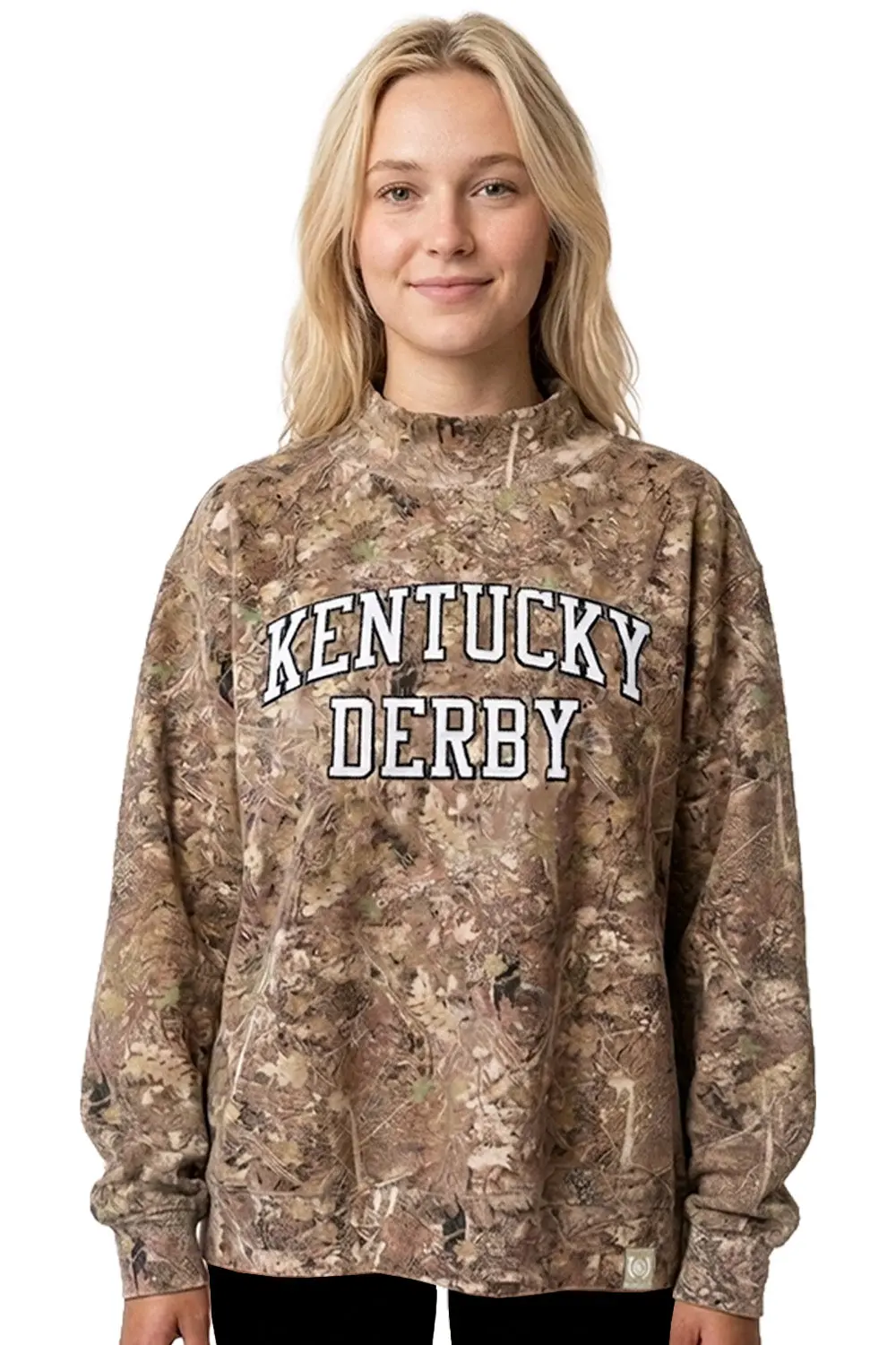 Kentucky Derby 152 Camo Derby Arch Mock Neck 1