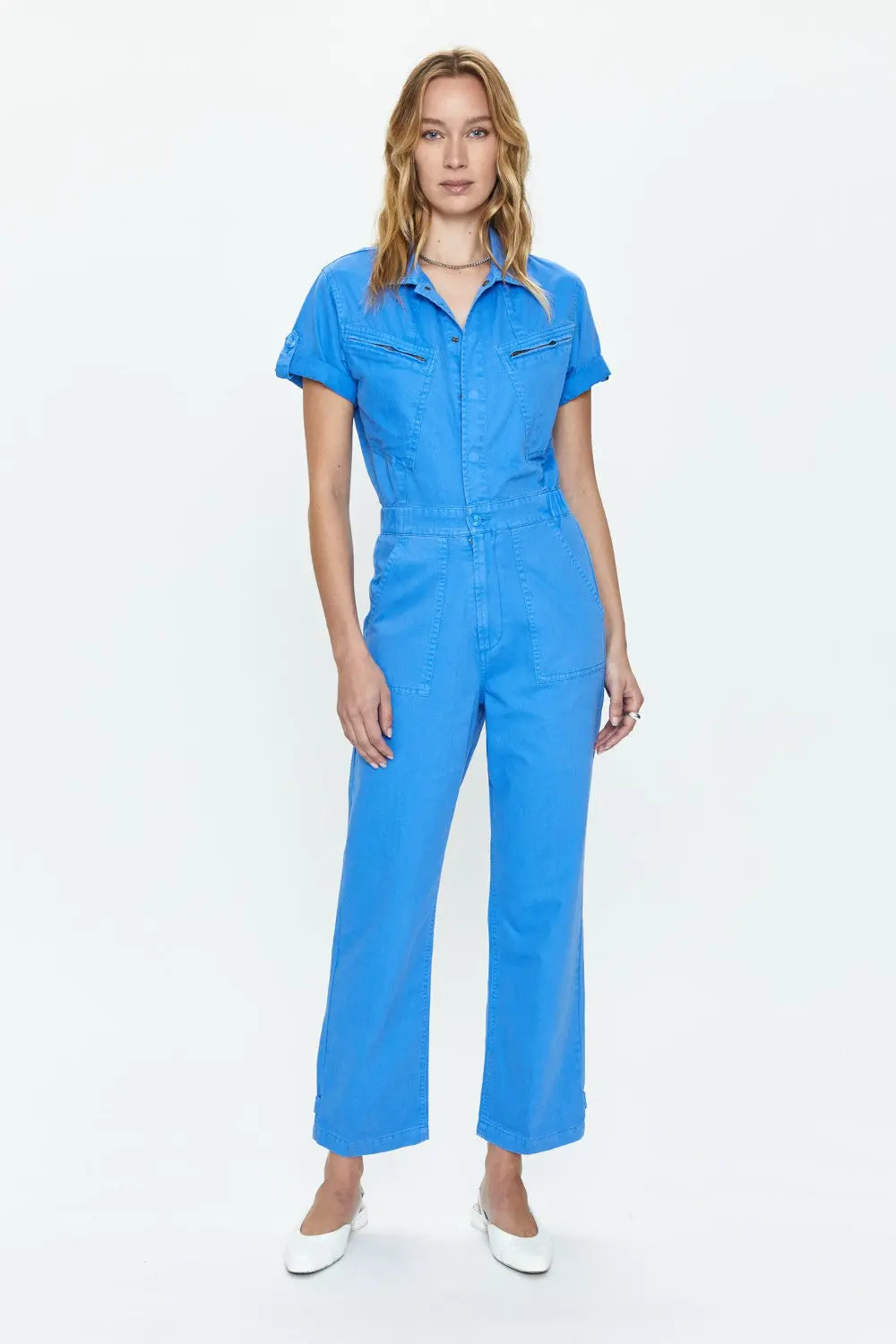 Pistola Campbell Aviator Flight Suit In Blue Belle 1
