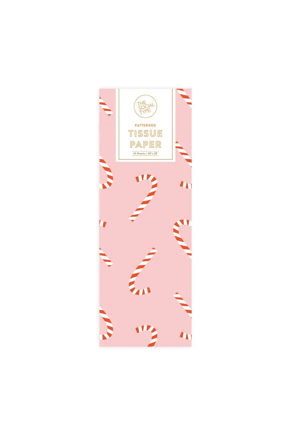 Candy Cane Holiday Tissue Paper 1