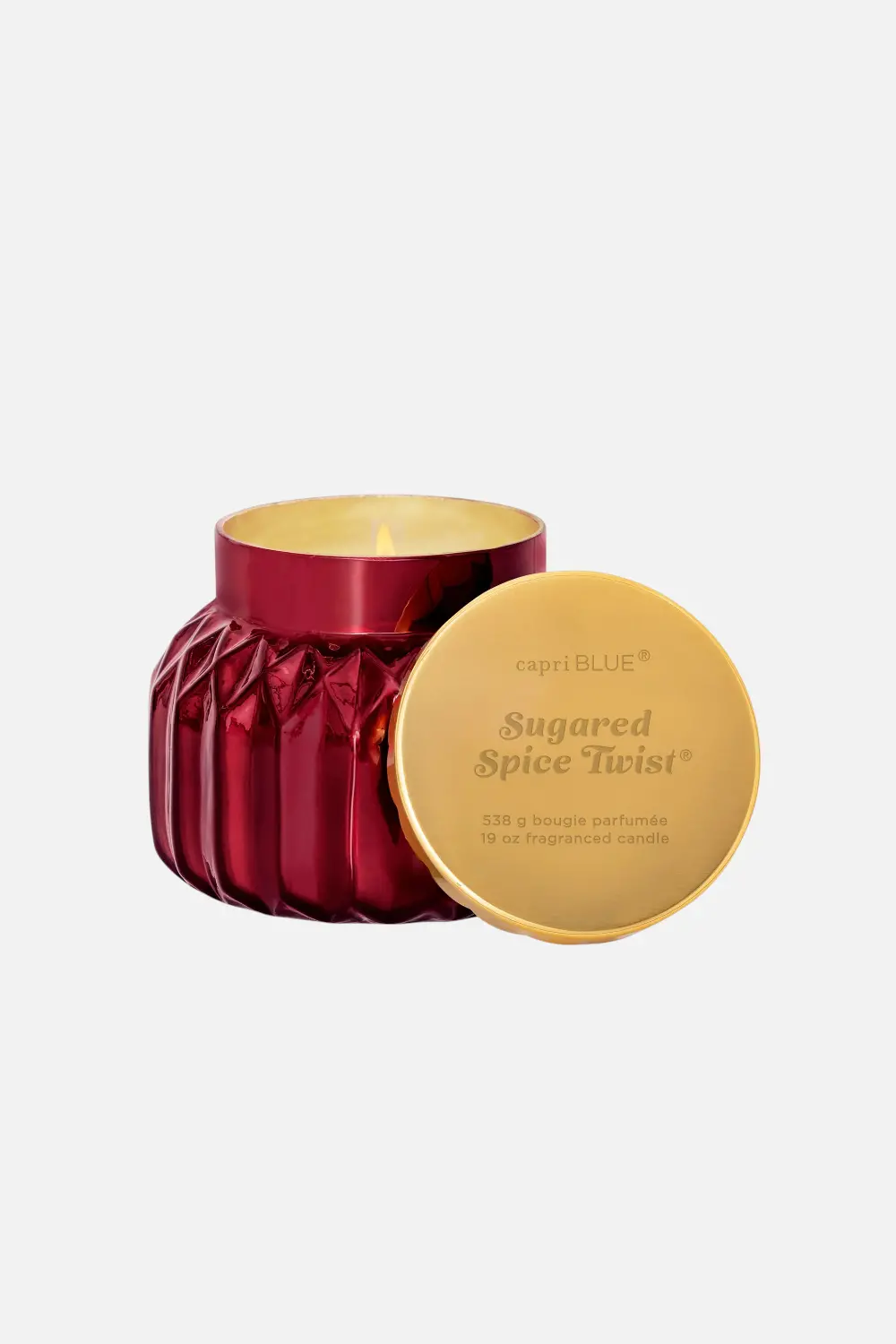 Capri Blue Sugared Spice Twist Royal Gem Signature 19 Oz Candle 1