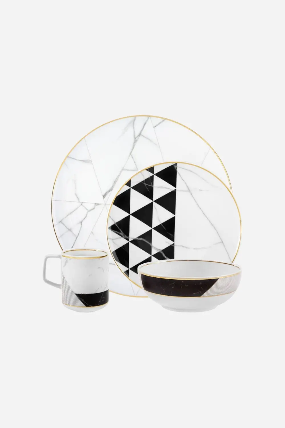 Vista Alegre Carrara 4 Piece Plate Setting By Coline Le Corre 1