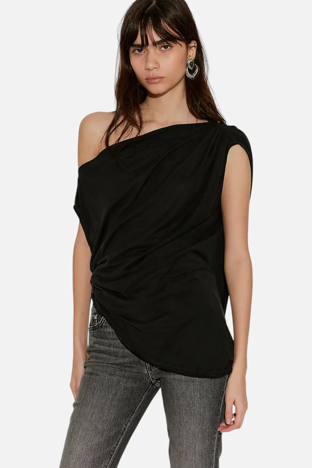 Free People Women's Cascadia Tunic Top In Black 1