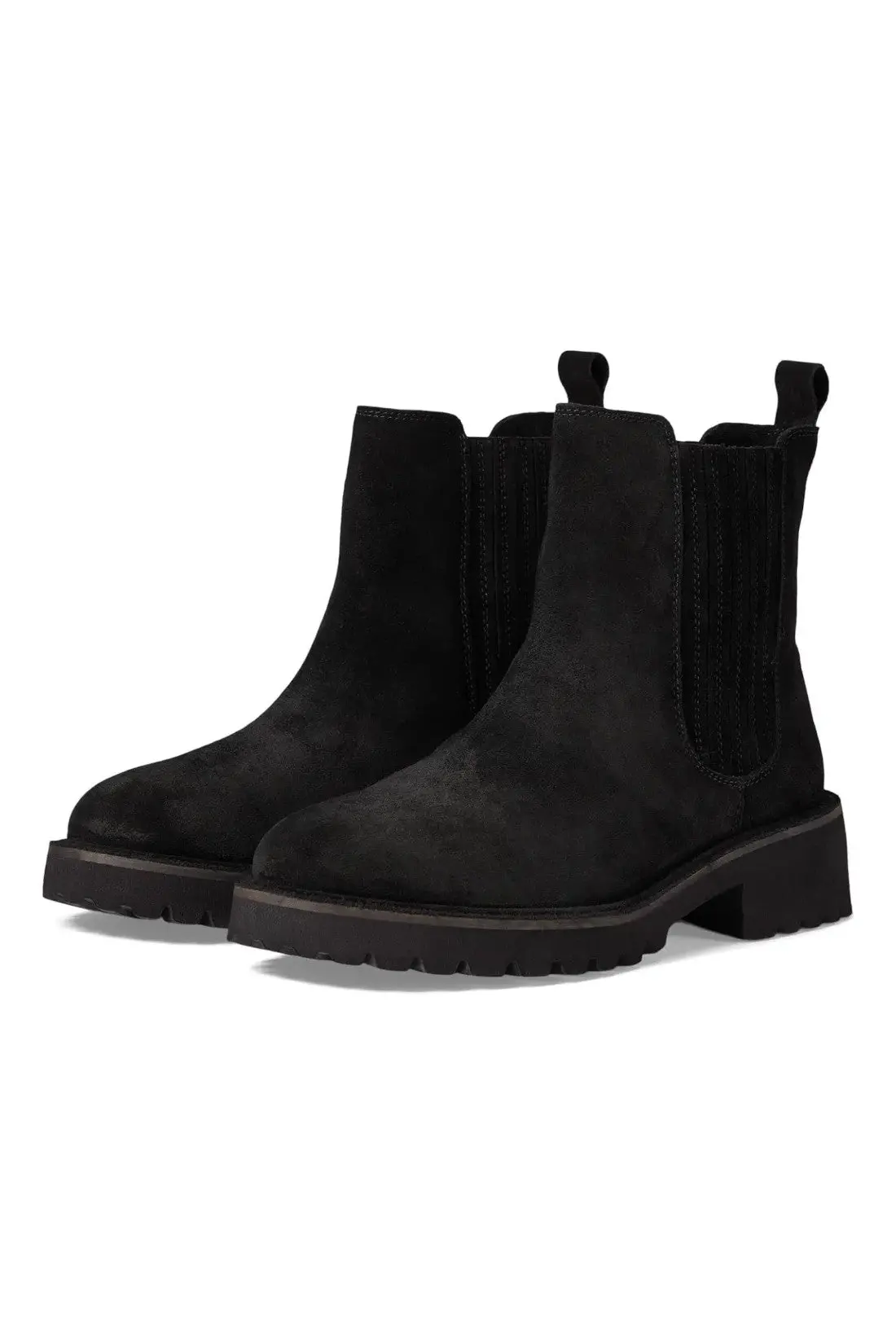 Seychelles Cashew Booties In Black Suede 3