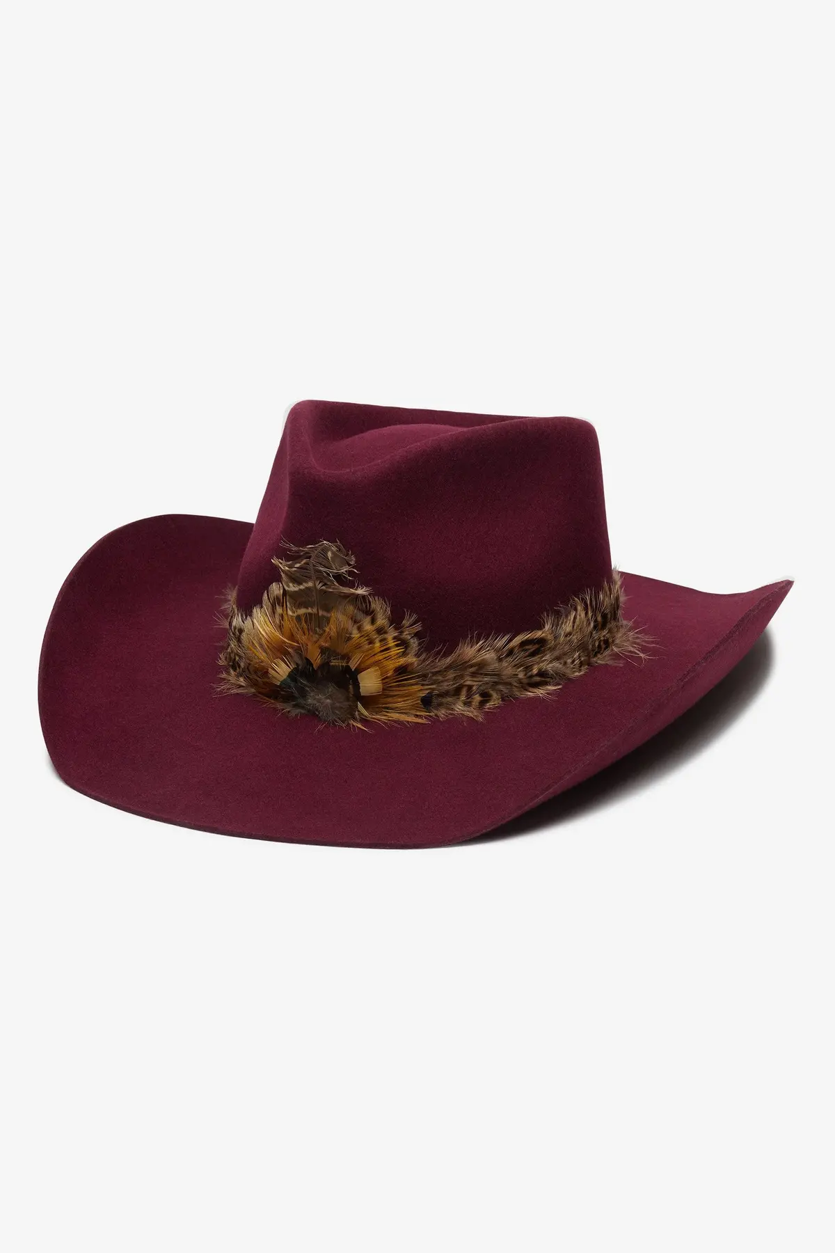 Wyeth Hats Cassidy Fedora Hat In Wine 1