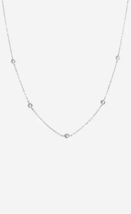 Farrah B Cavalier Necklace In Sterling Silver 1