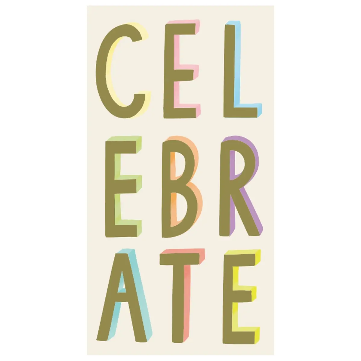 Celebrate Guest Napkins - Set Of 16 1