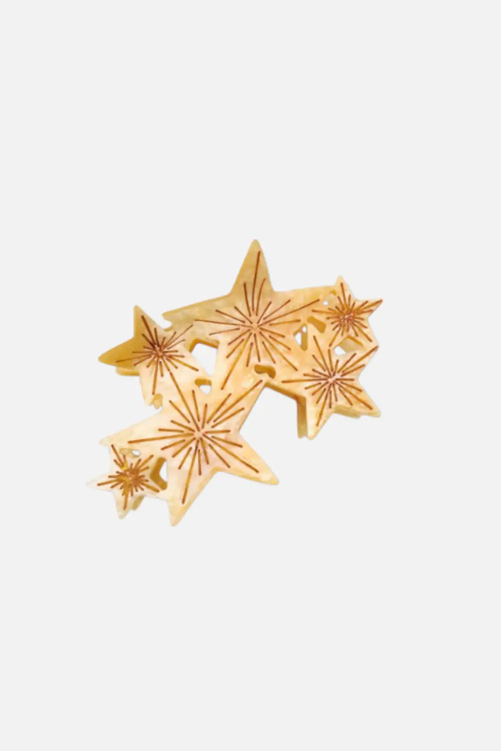 Solar Eclipse Celestial Stars Claw Clip 1