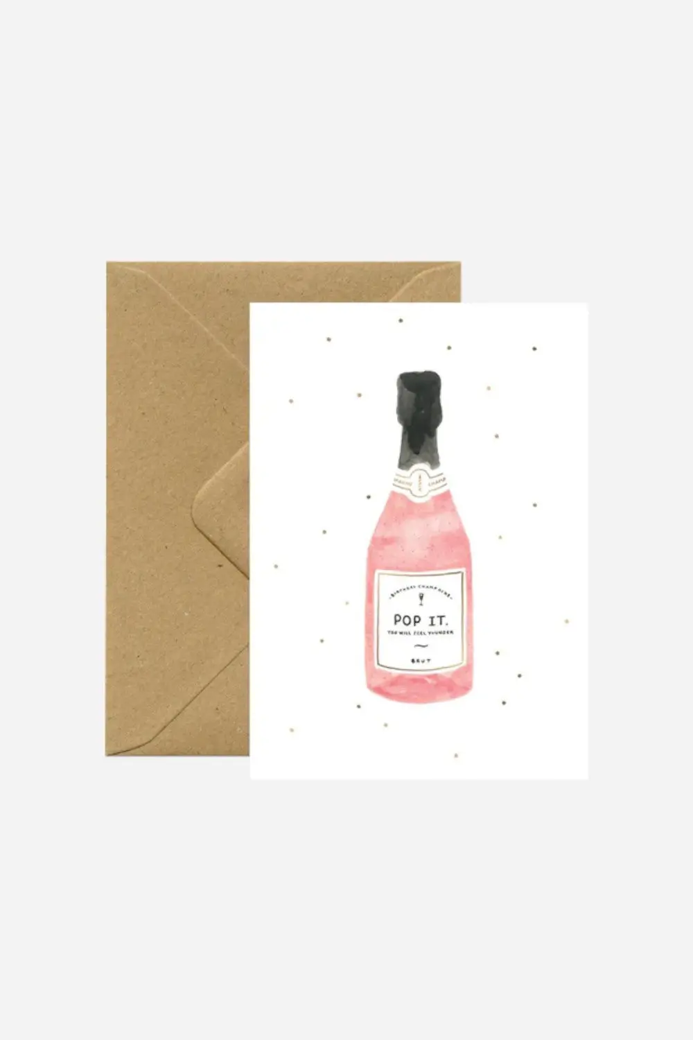 Champagne - Birthday Greeting Card 1