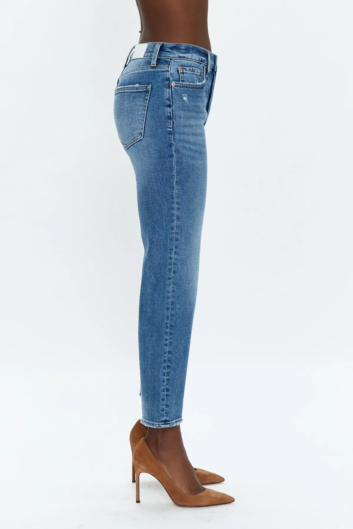 Pistola Charlie High Rise Straight Ankle Westminster Denim In Westminster Vintage 3