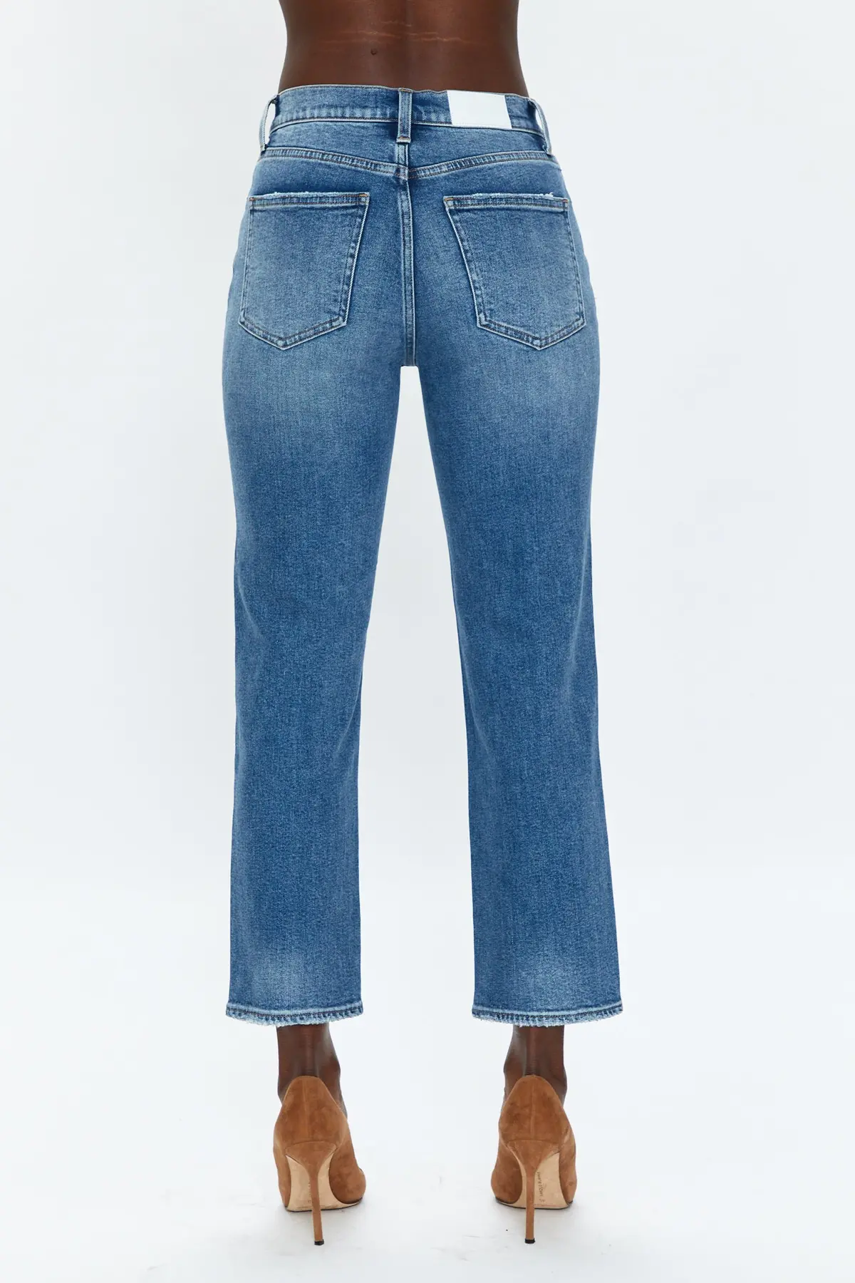 Pistola Charlie High Rise Straight Ankle Westminster Denim In Westminster Vintage 4