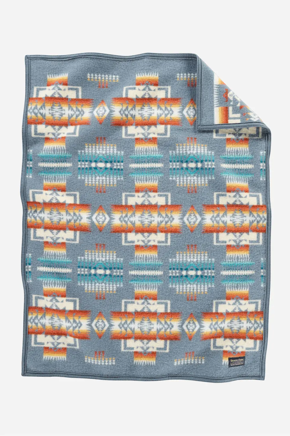 Pendleton Woolen Mills Chief Joseph Crib Blanket In Slate 1