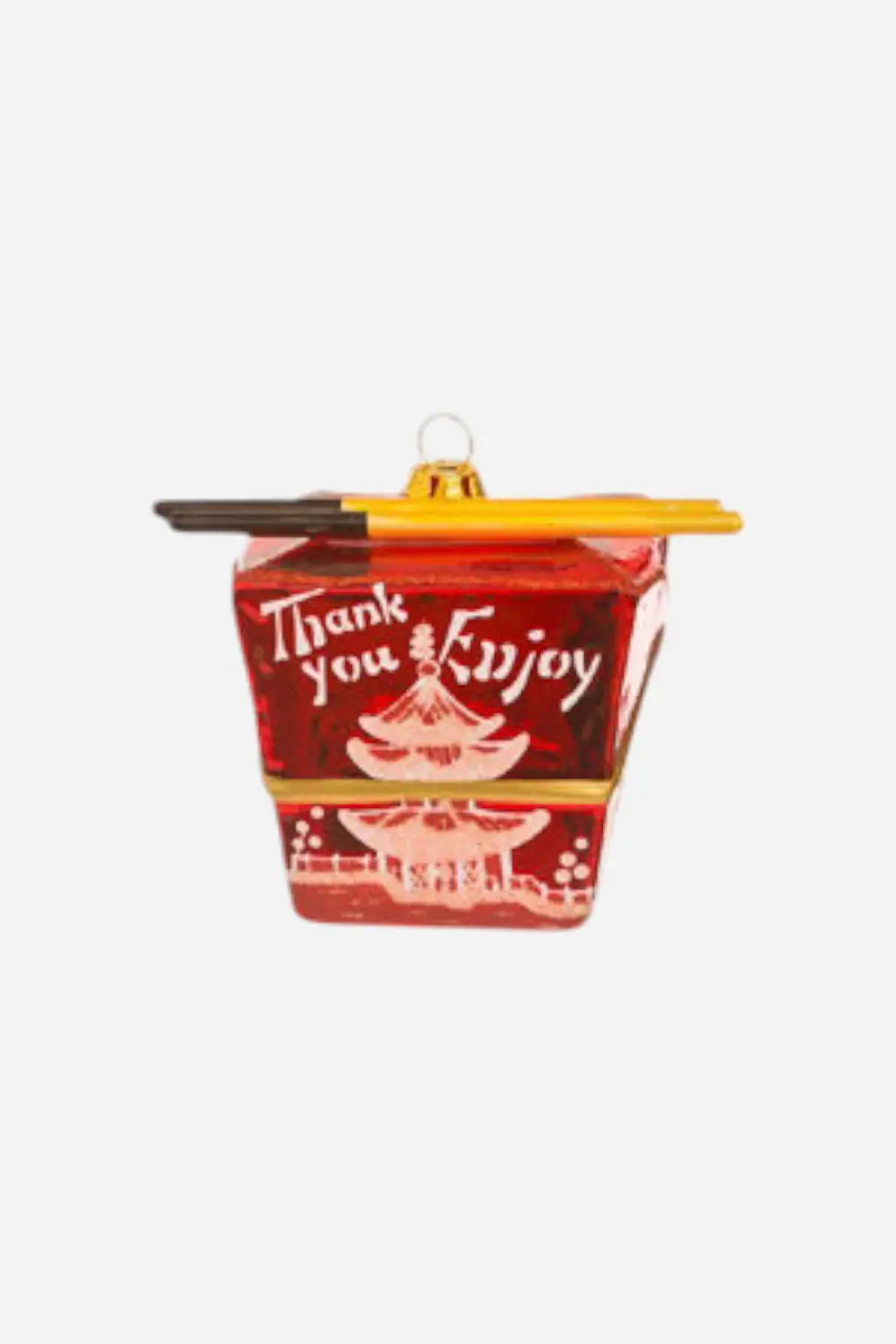 Chinese Takout Ornament In Red 1