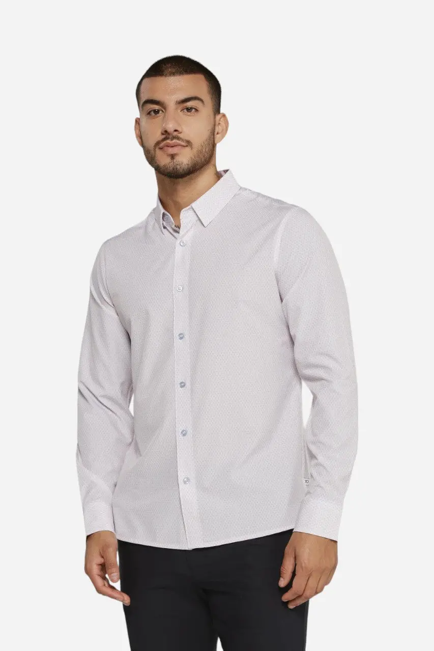 7 Diamonds Cillian Long Sleeve Shirt In Rose 1