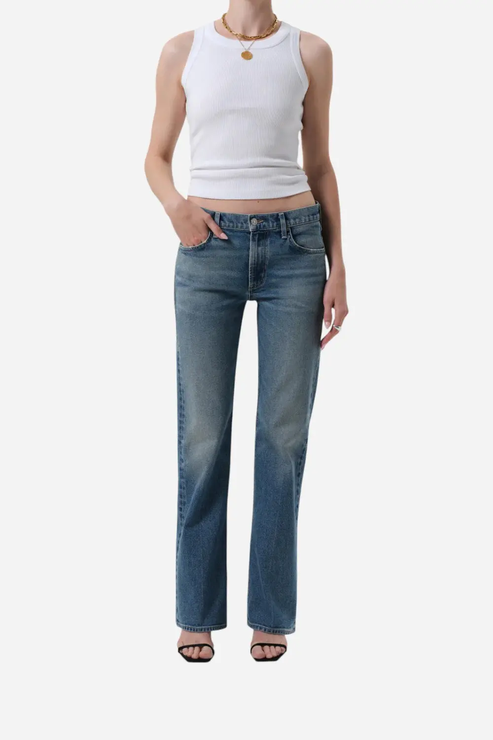 Citizens Of Humanity Genova Low Rise Bootcut In Clairo 1