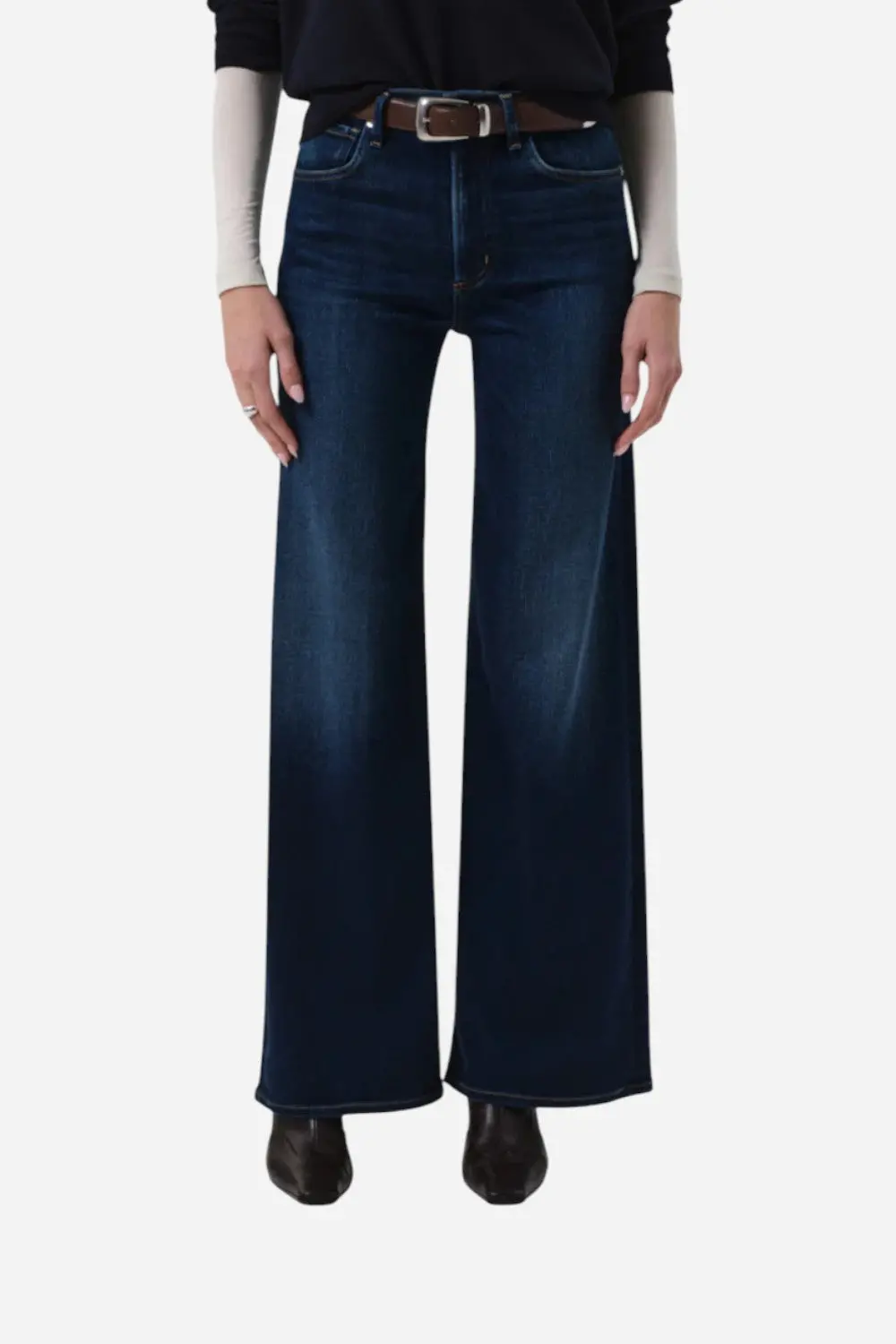 Citizens Of Humanity Lyra Long Wide Leg In Masha 1