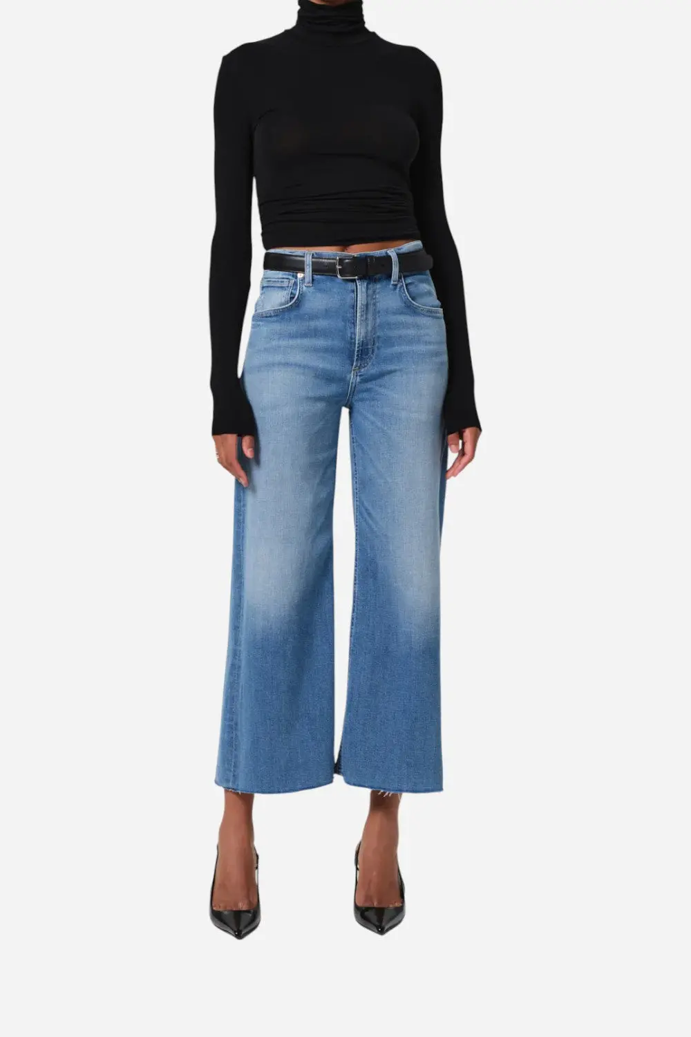 Citizens Of Humanity Lyra Wide Leg Crop In Bhodi 1