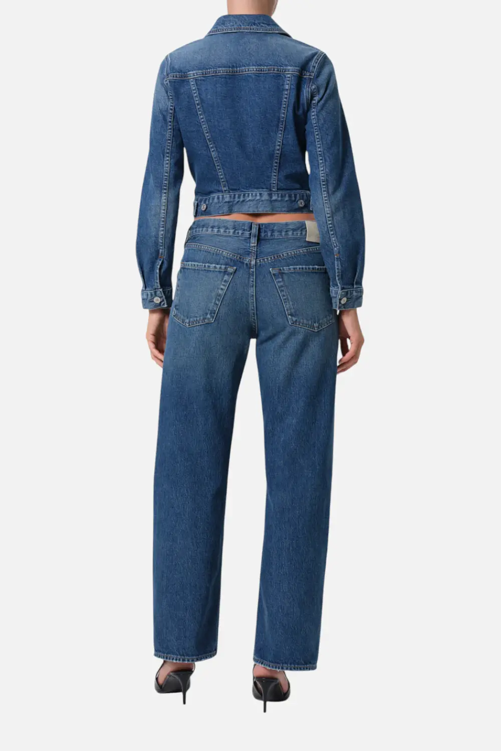 Citizens Of Humanity Lindz Straight Tux Stripe Jean In Liro 3