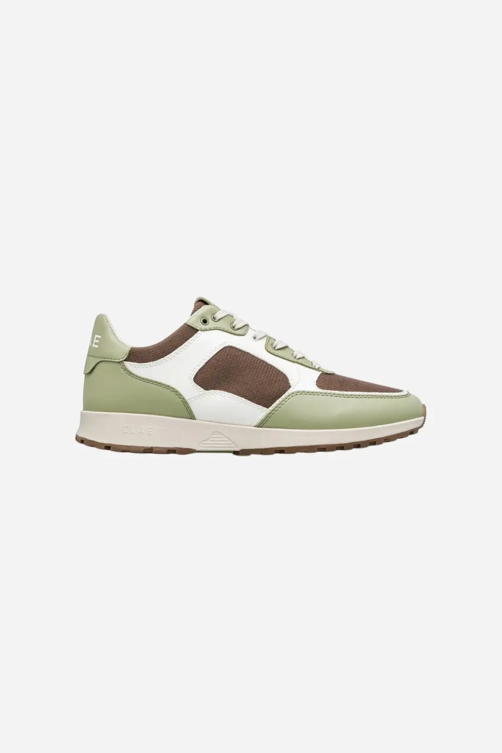 Clae Men's Joshua Cactus Sneakers In Sage White Brown 1