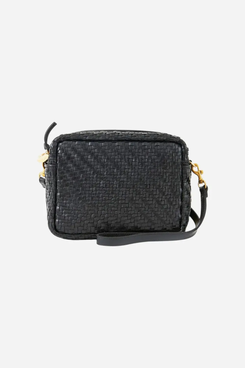Clare V Midi Sac In Black Zig-Zag 1