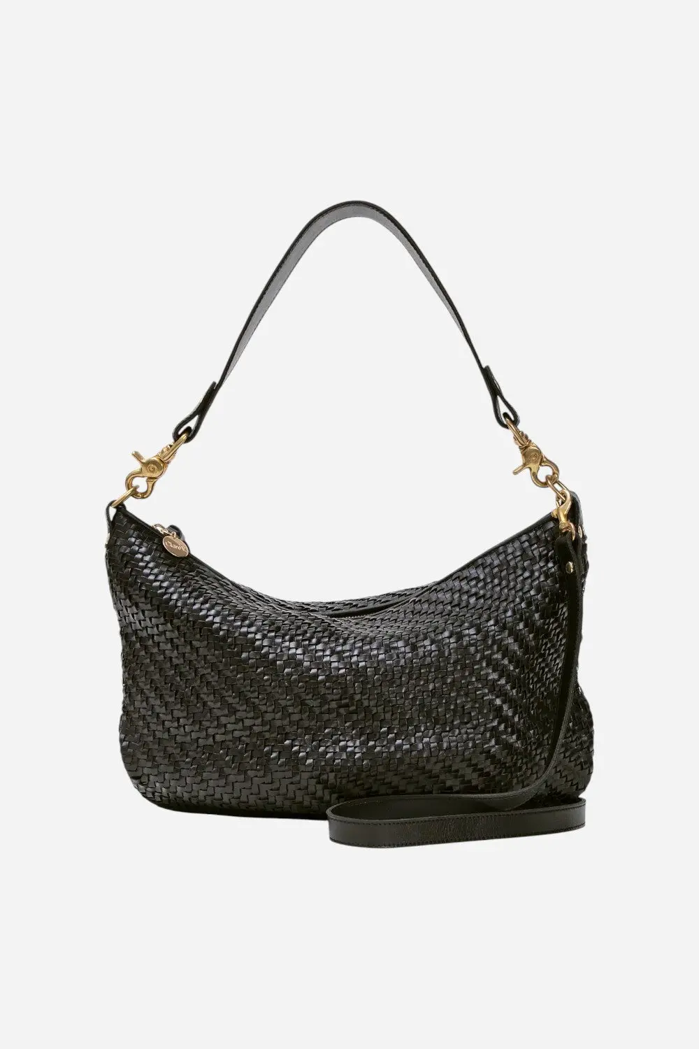 Clare V Moyen Messenger In Black Zig Zag 1