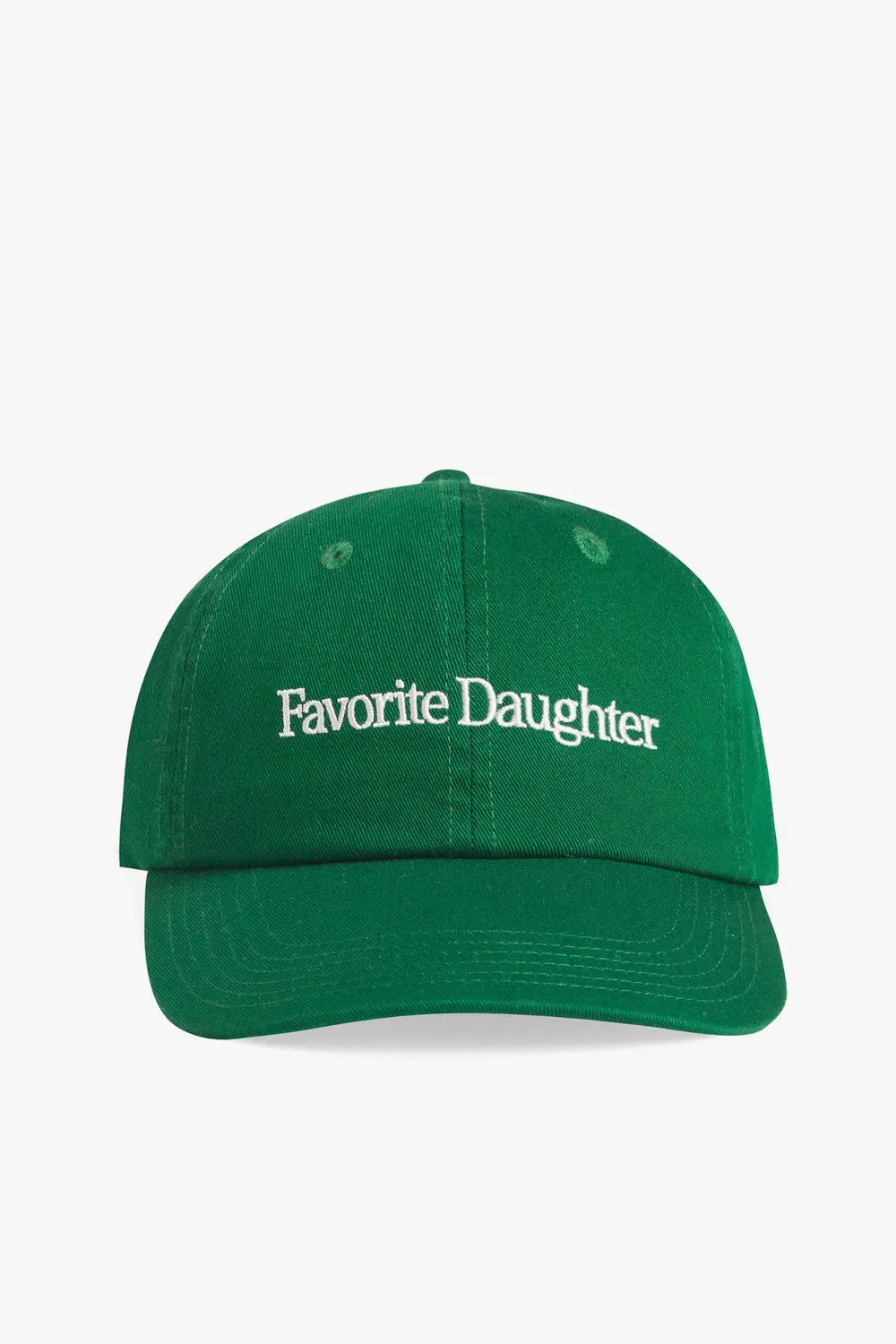 Favorite Daughter Classic Logo Baseball Hat In Green 1