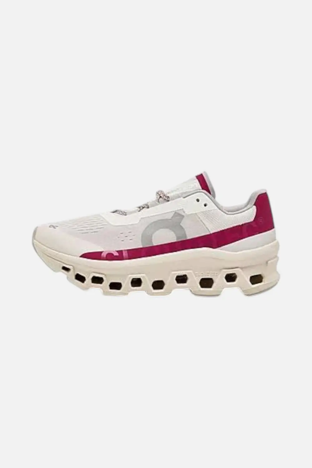 On Running Women's Cloudmonster In Ivory/Grenadine 1
