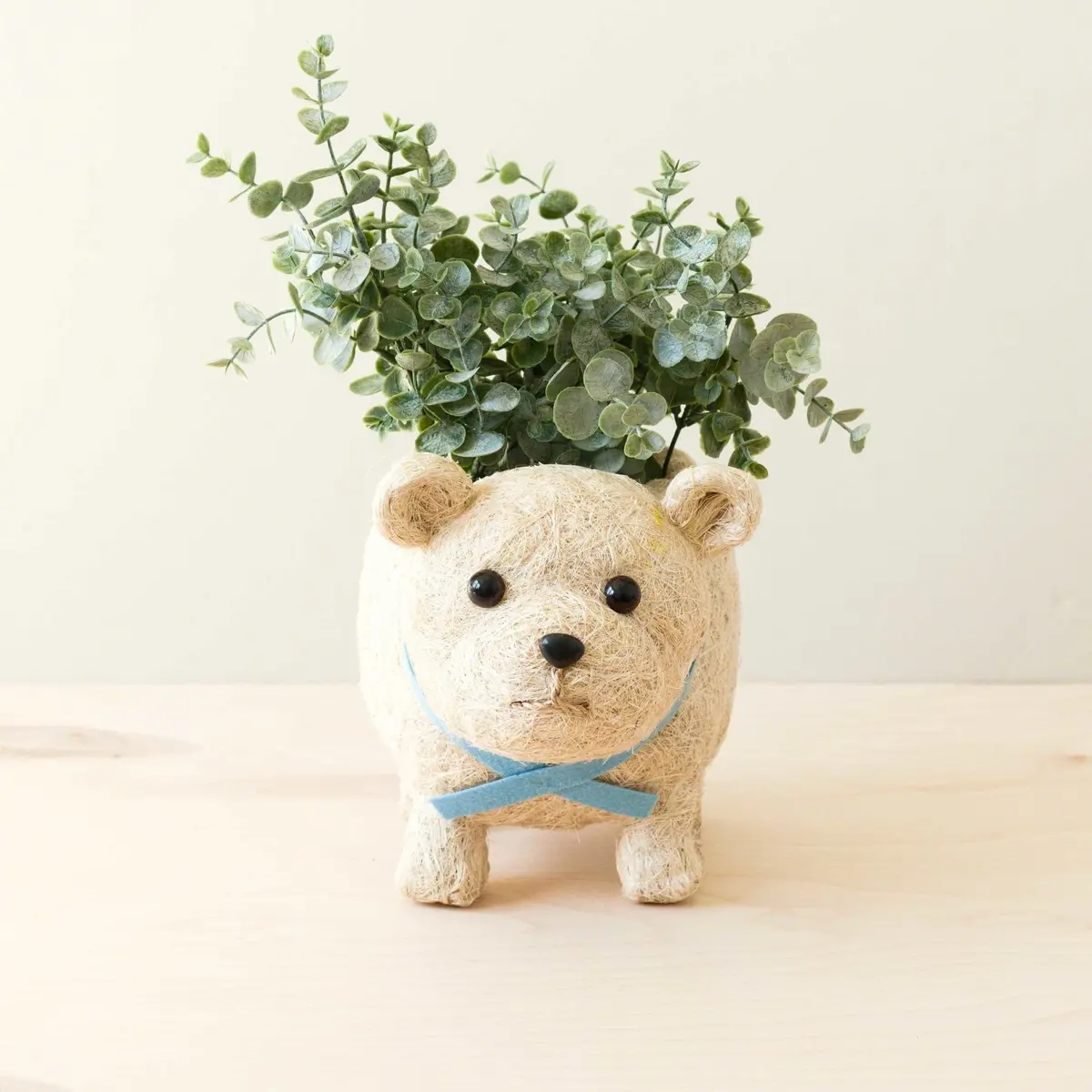 Likha Coco Coir Pots Polar Bear Planter 1