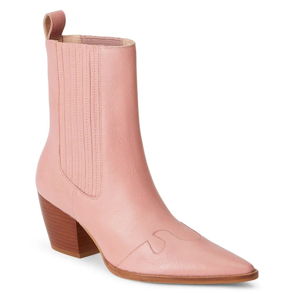 Matisse Collins Ankle Booties In Flamingo Pink 3