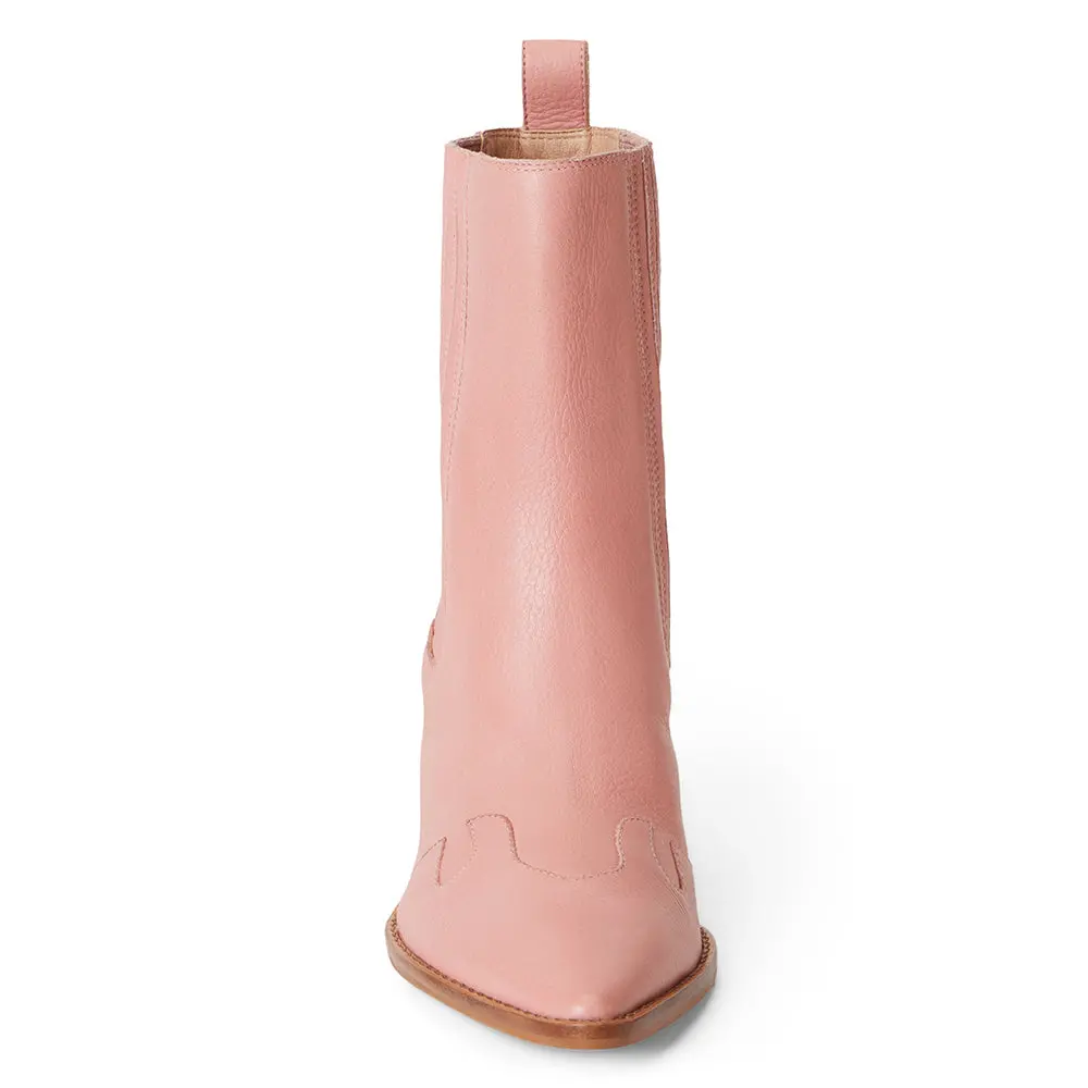 Matisse Collins Ankle Booties In Flamingo Pink 4
