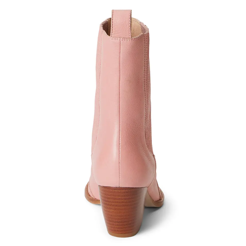 Matisse Collins Ankle Booties In Flamingo Pink 5
