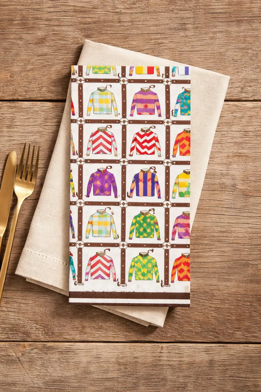 Derby Horse Racing Paper Guest Towels (16 Ct) 1