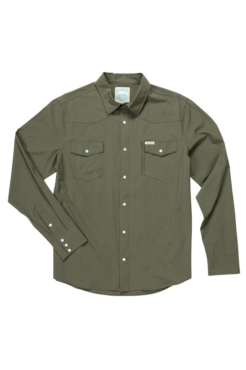 Sendero Provisions Confluence Tech Shirt In Desert Sage 1