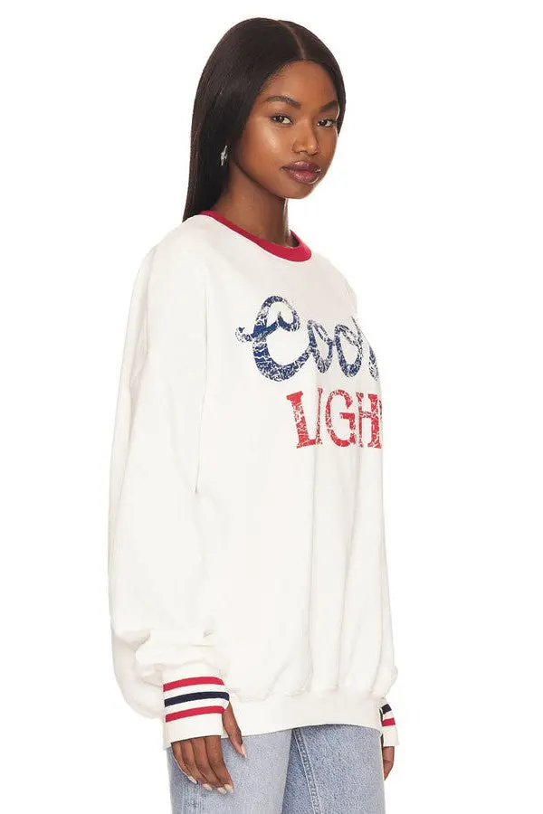The Laundry Room Coors Light 1980 Jump Jumper In White Red 2