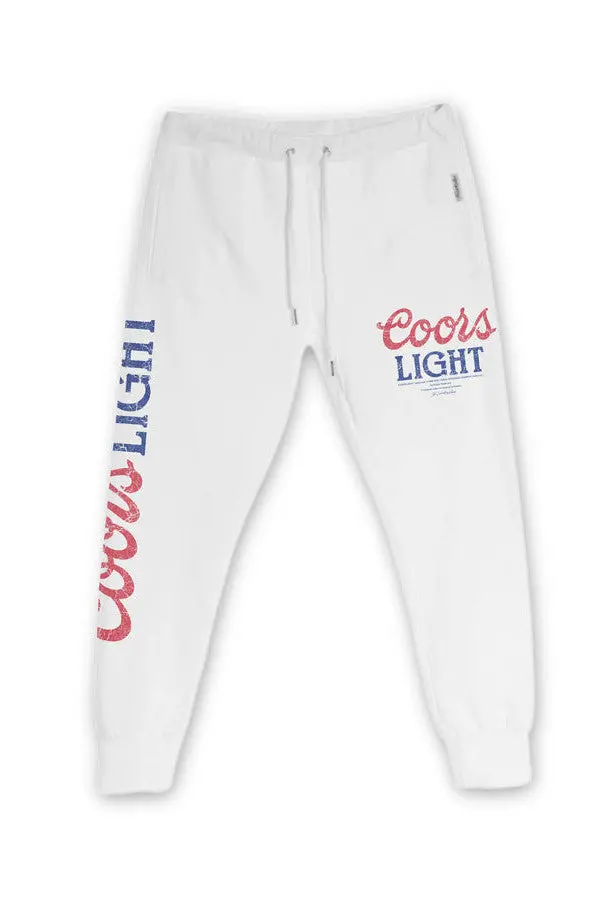 The Laundry Room Coors Light 1980 Stirrup Pants In White 1