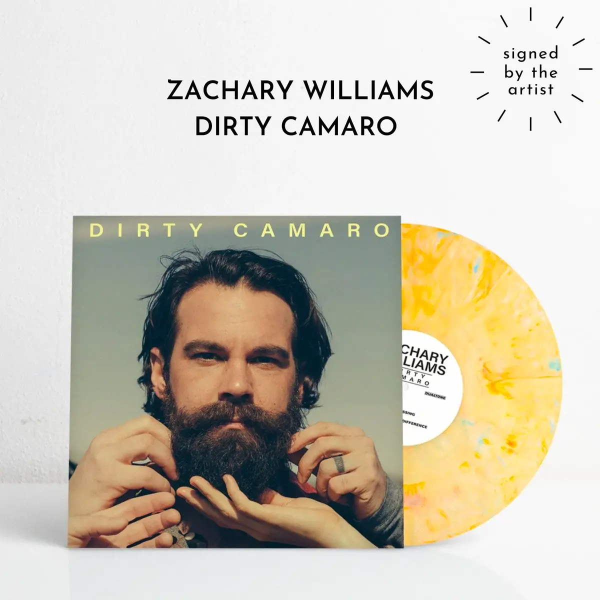 Dirty Camaro (Signed Popcorn Swirl Vinyl) 1