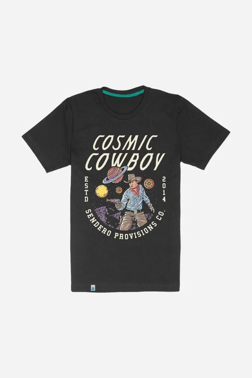 Sendero Provisions Cosmic Cowboy T-Shirt In Asphalt 1