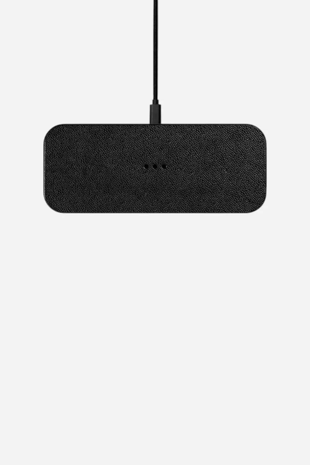 Courant Catch 2 Wireless Leather Charger In Black 1