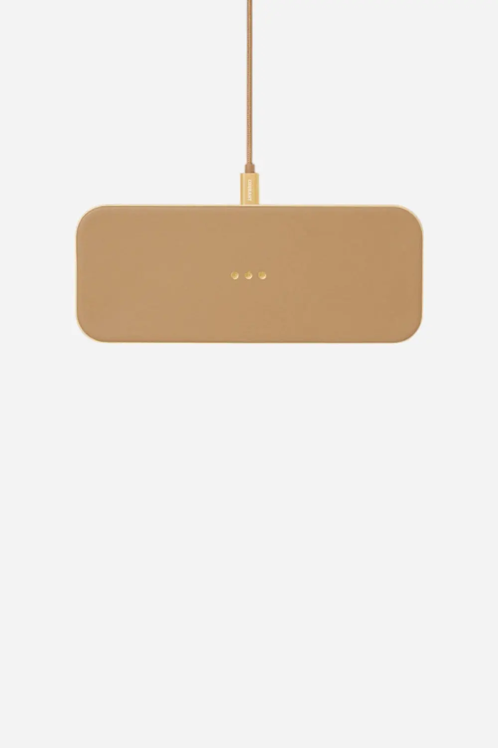 Courant Catch 2 Wireless Leather Charger In Cortado 1
