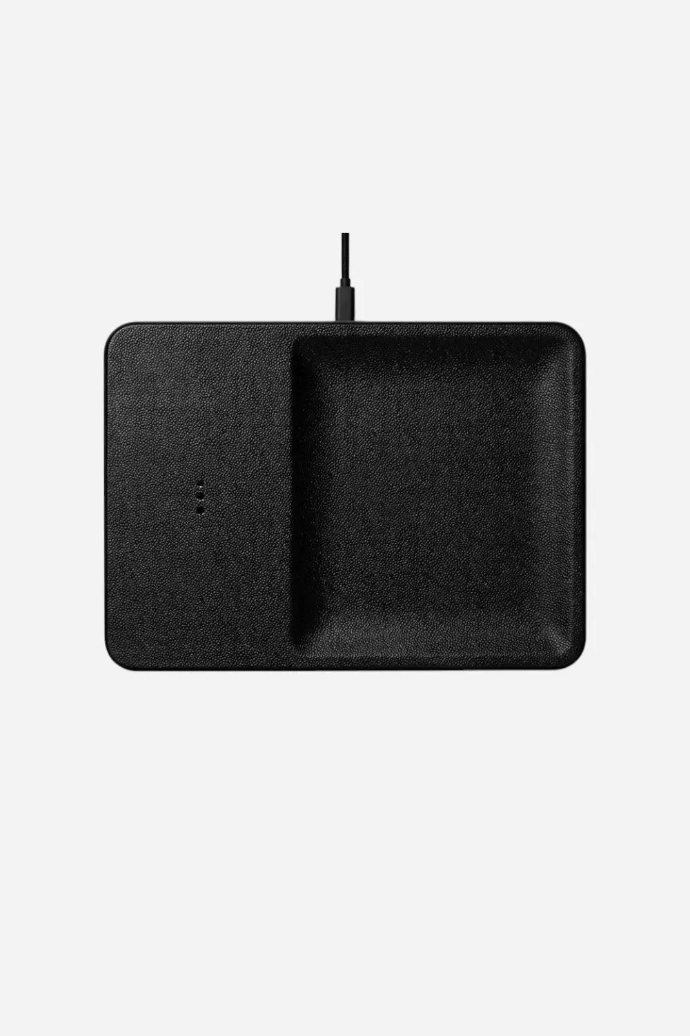 Courant Catch 3 Wireless Leather Charger In Black 1