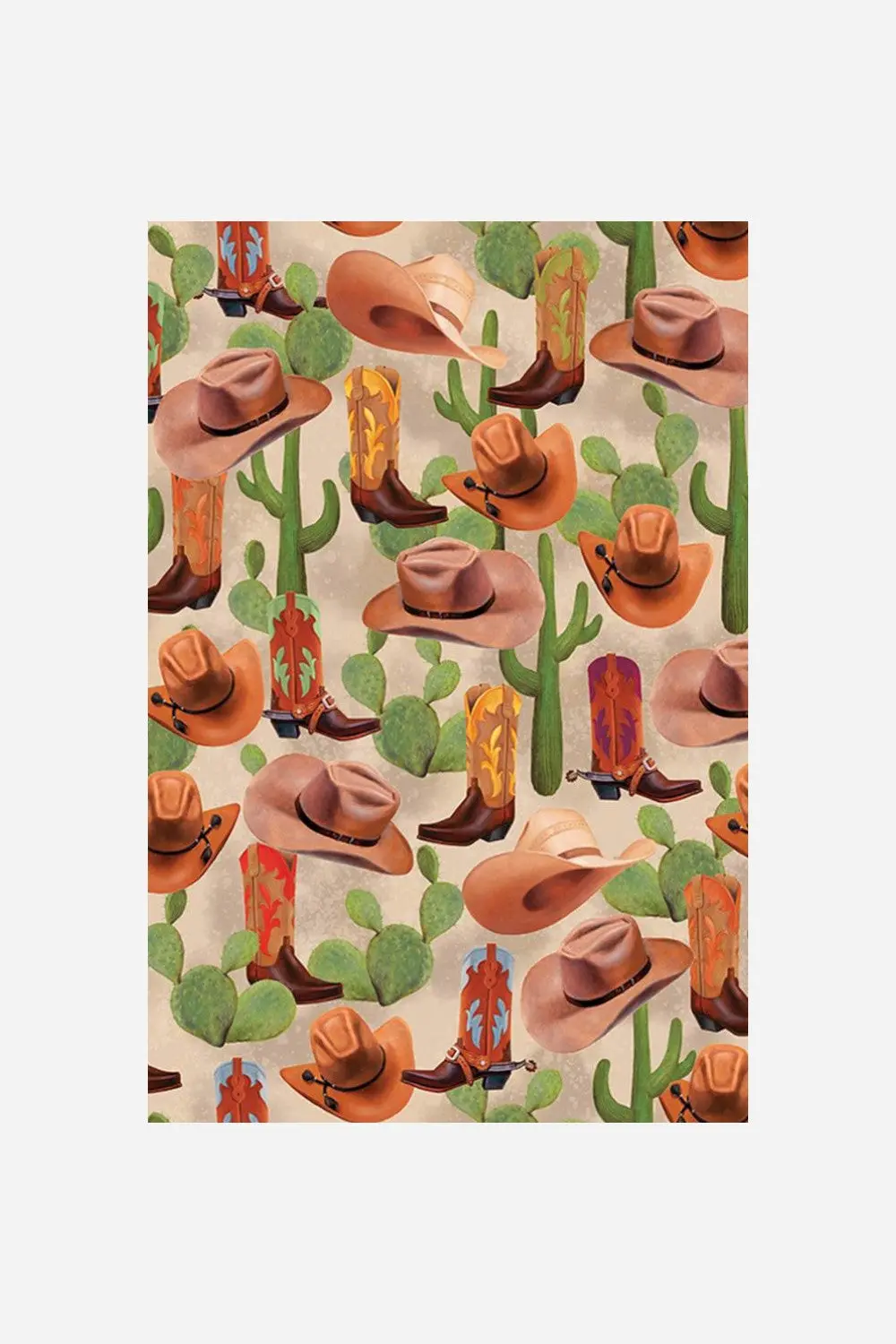 Cowboy Gift Wrapping Paper 1