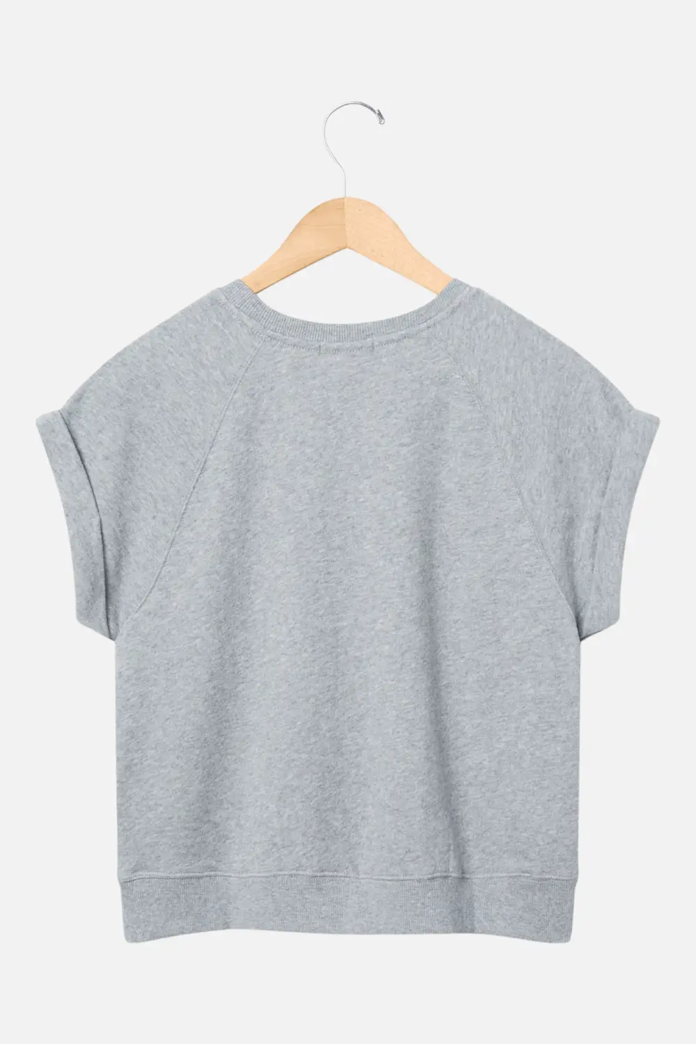 Junk Food Women's Cowboys Raglan Fleece Tank In Heather Grey 2