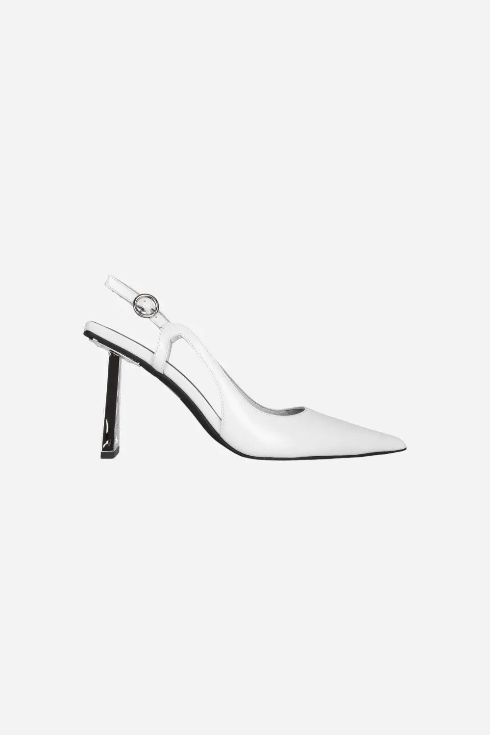 Jeffrey Campbell Creative Hi Modular Pump In White Box Silver 1
