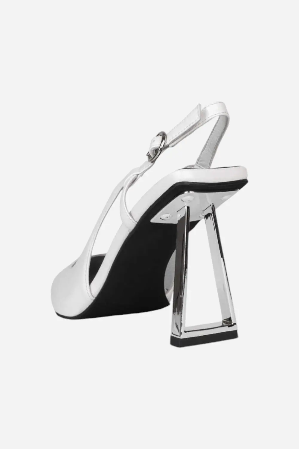 Jeffrey Campbell Creative Hi Modular Pump In White Box Silver 3