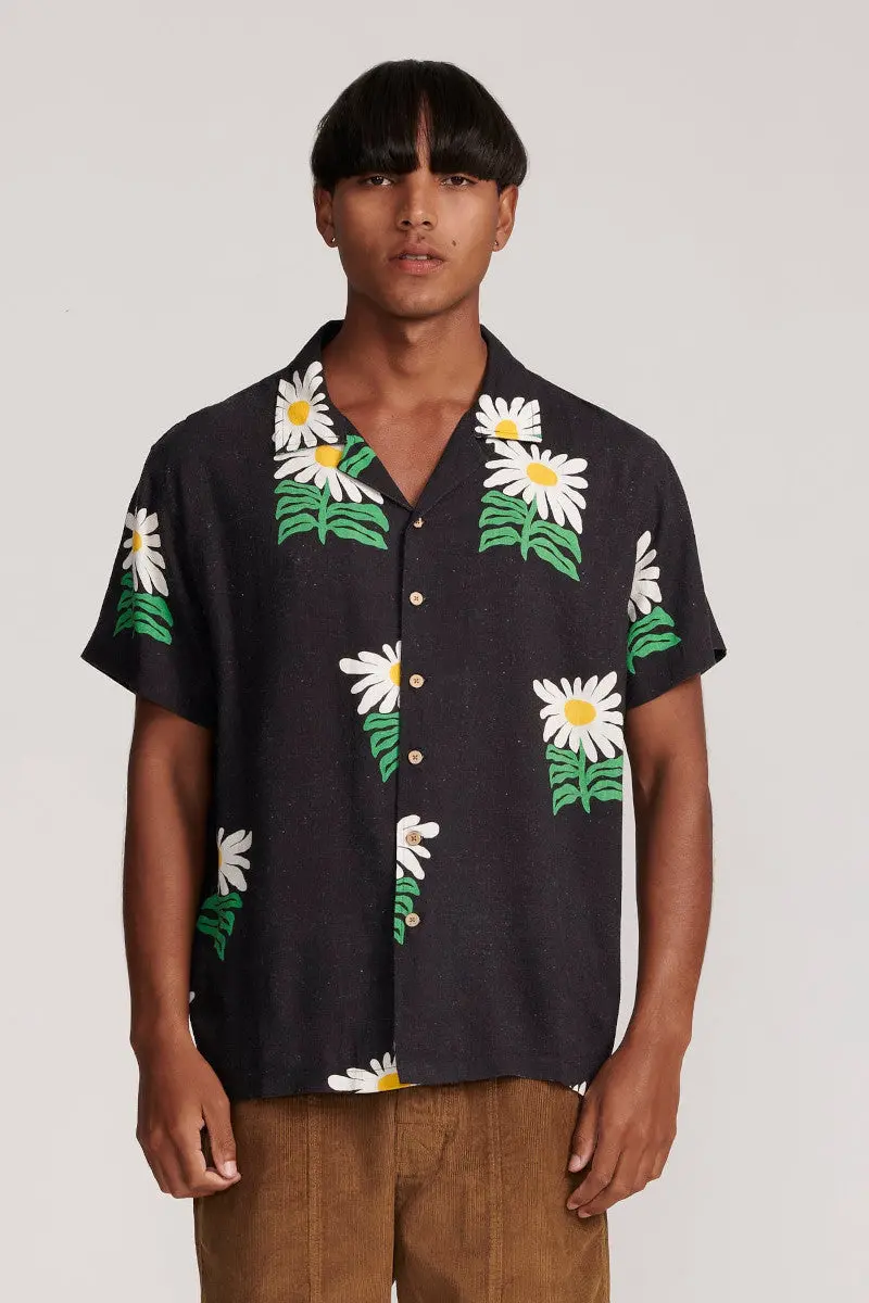 The Critical Slide Society Calen Resort Shirt In Black 1