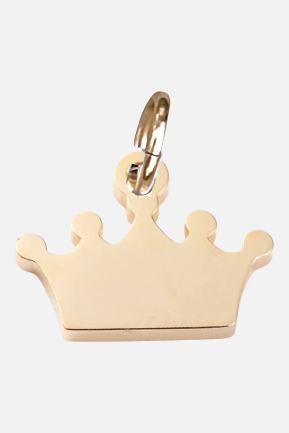 Farrah B Crown Charm In Gold 1
