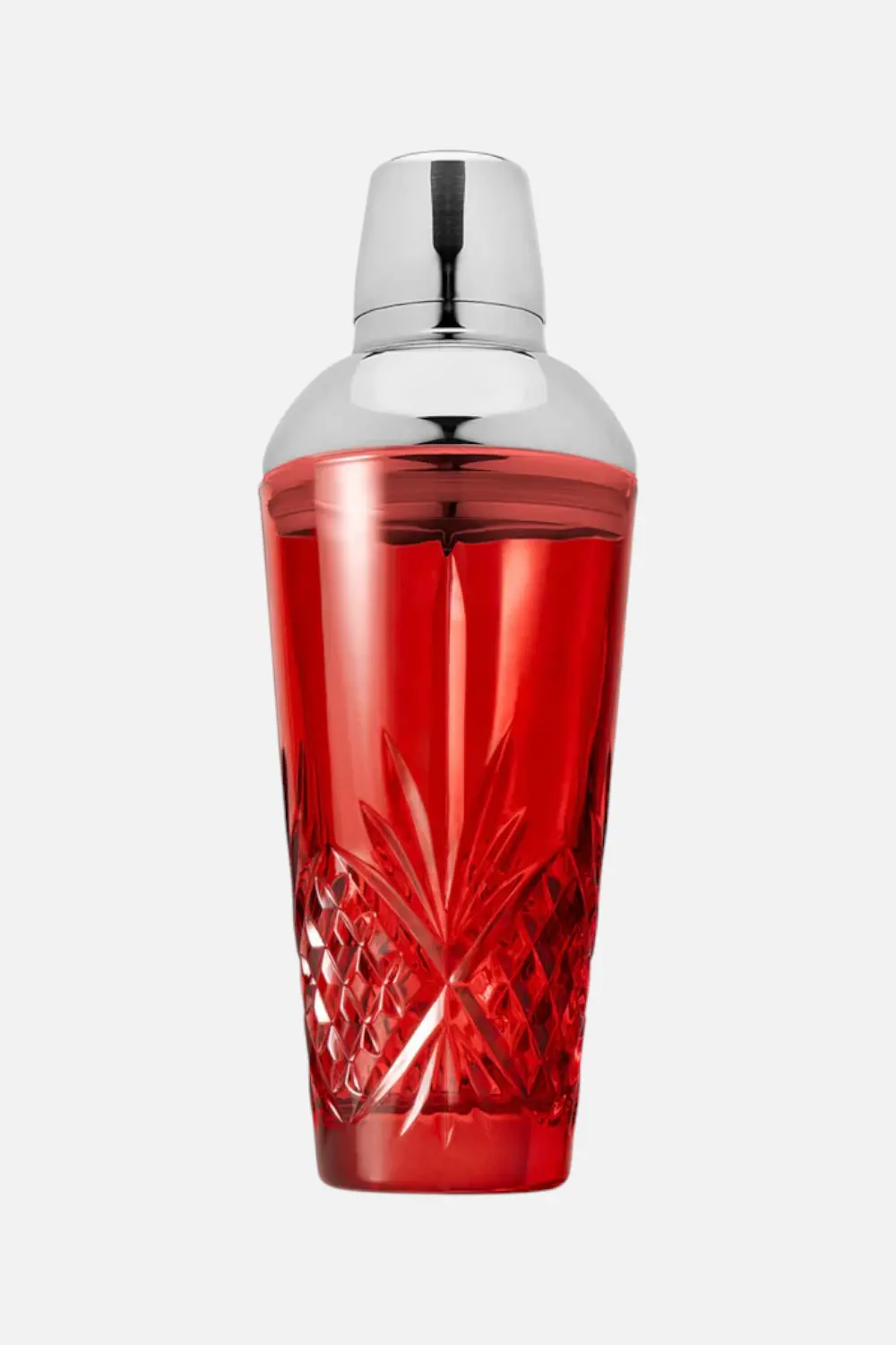 Godinger Dublin Crystal Red Cocktail Shaker 1