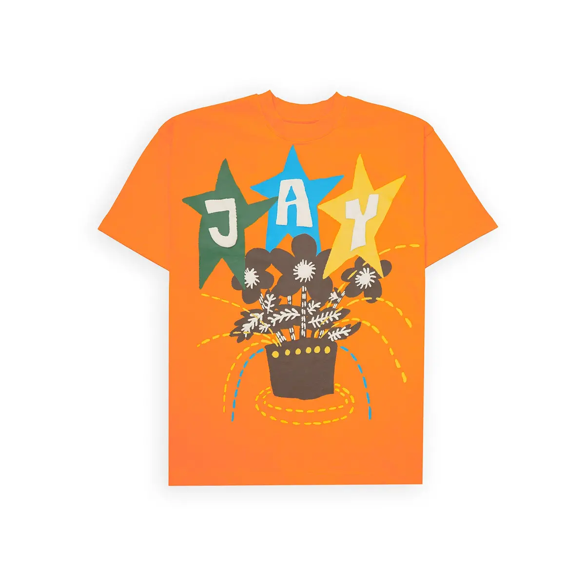 Flower Pot 2.0 T-Shirt In Orange [Unisex] 1