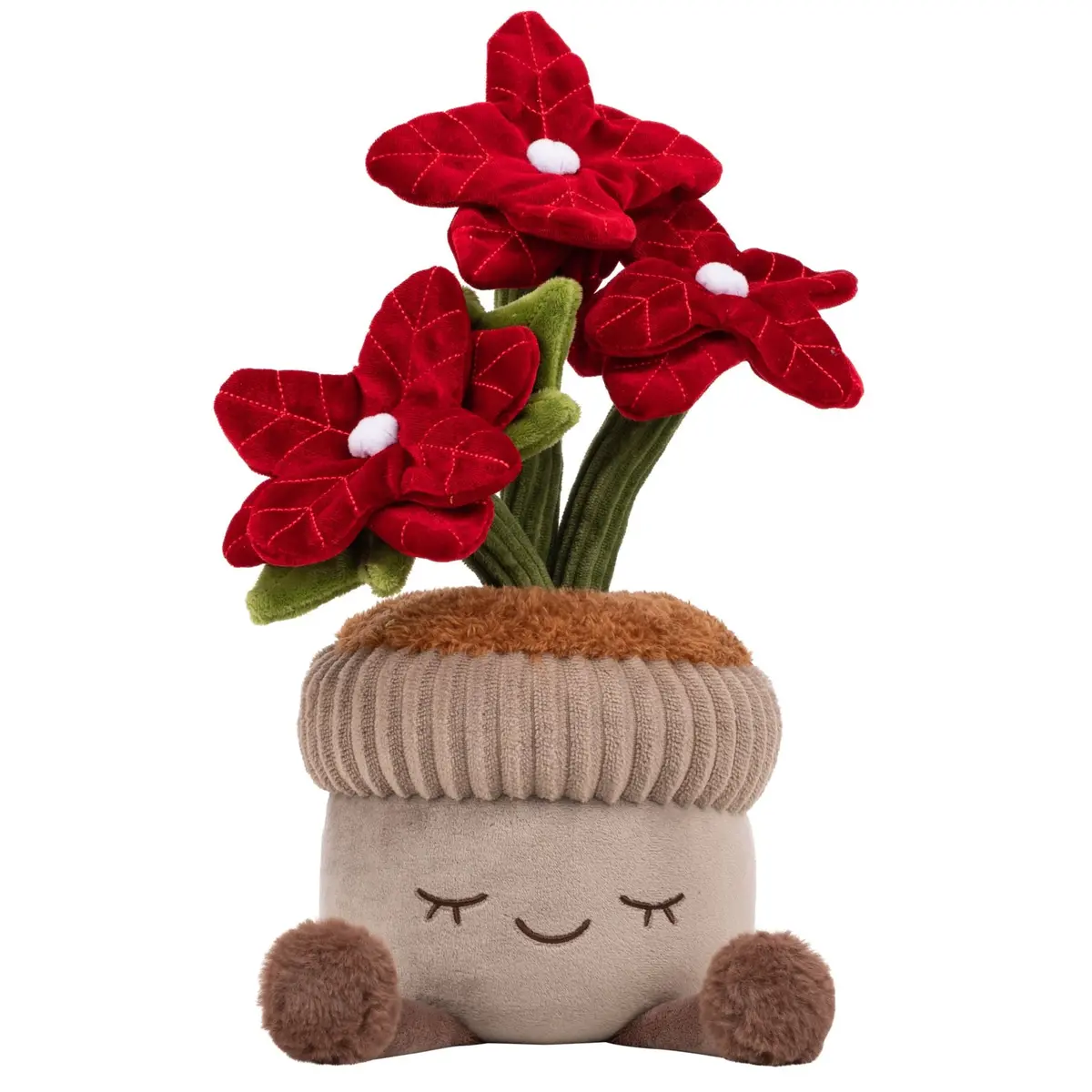 Greenhouse By Russ 12-Inch Poinsettia Plant Plush 1