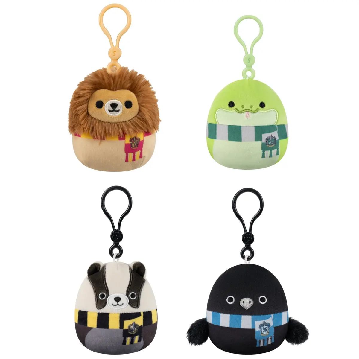 3.5-Inch Harry Potter House Animals Clip 4-Pack 1